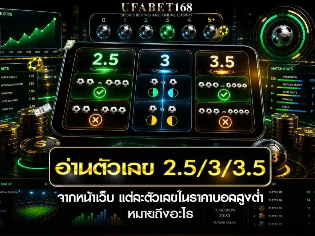 ราคาบอลสูงต่ำ